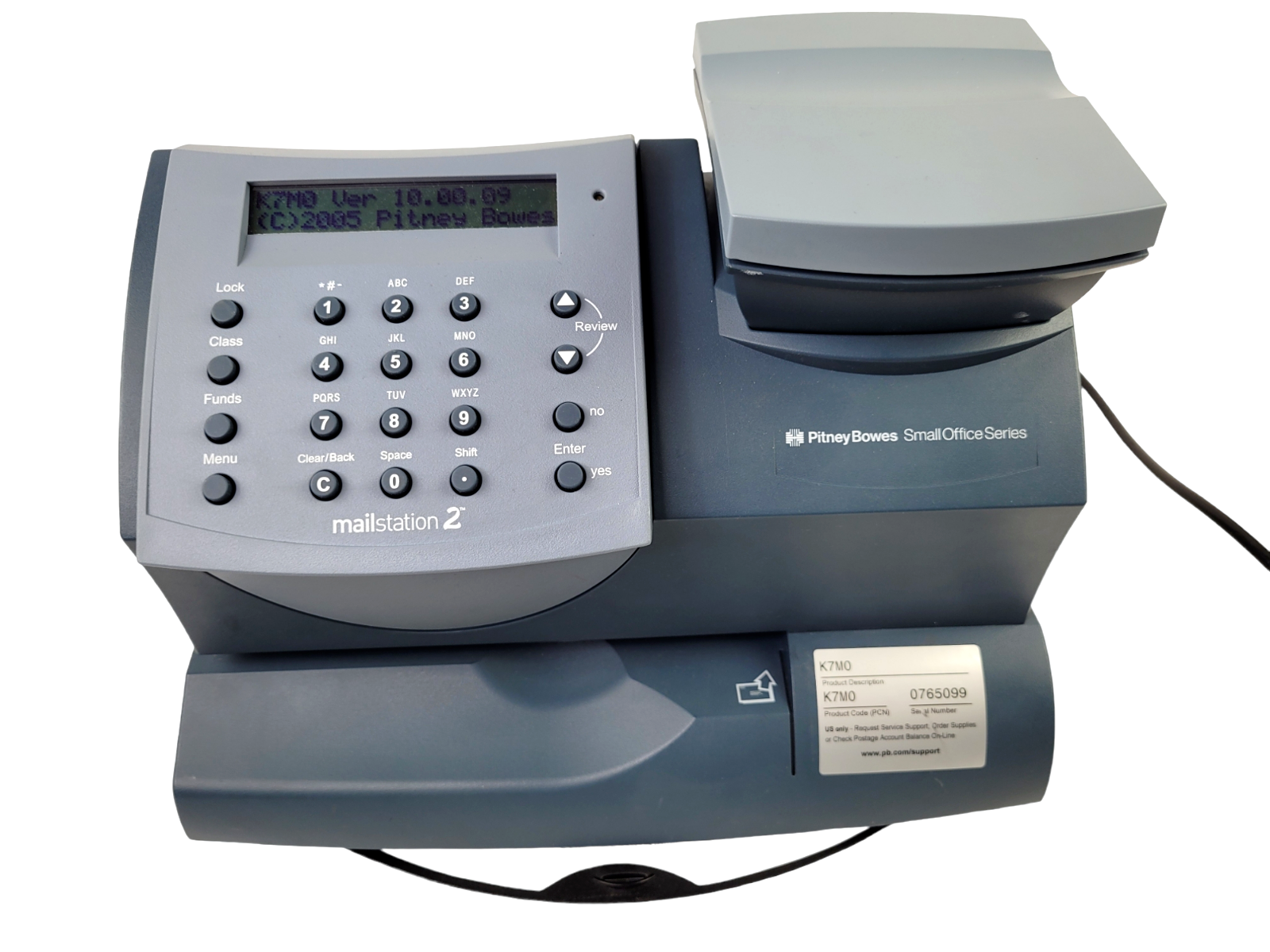 Pitney Bowes Mailstation 2 Small Office Series Digital Postage Scale K7M0 eBay