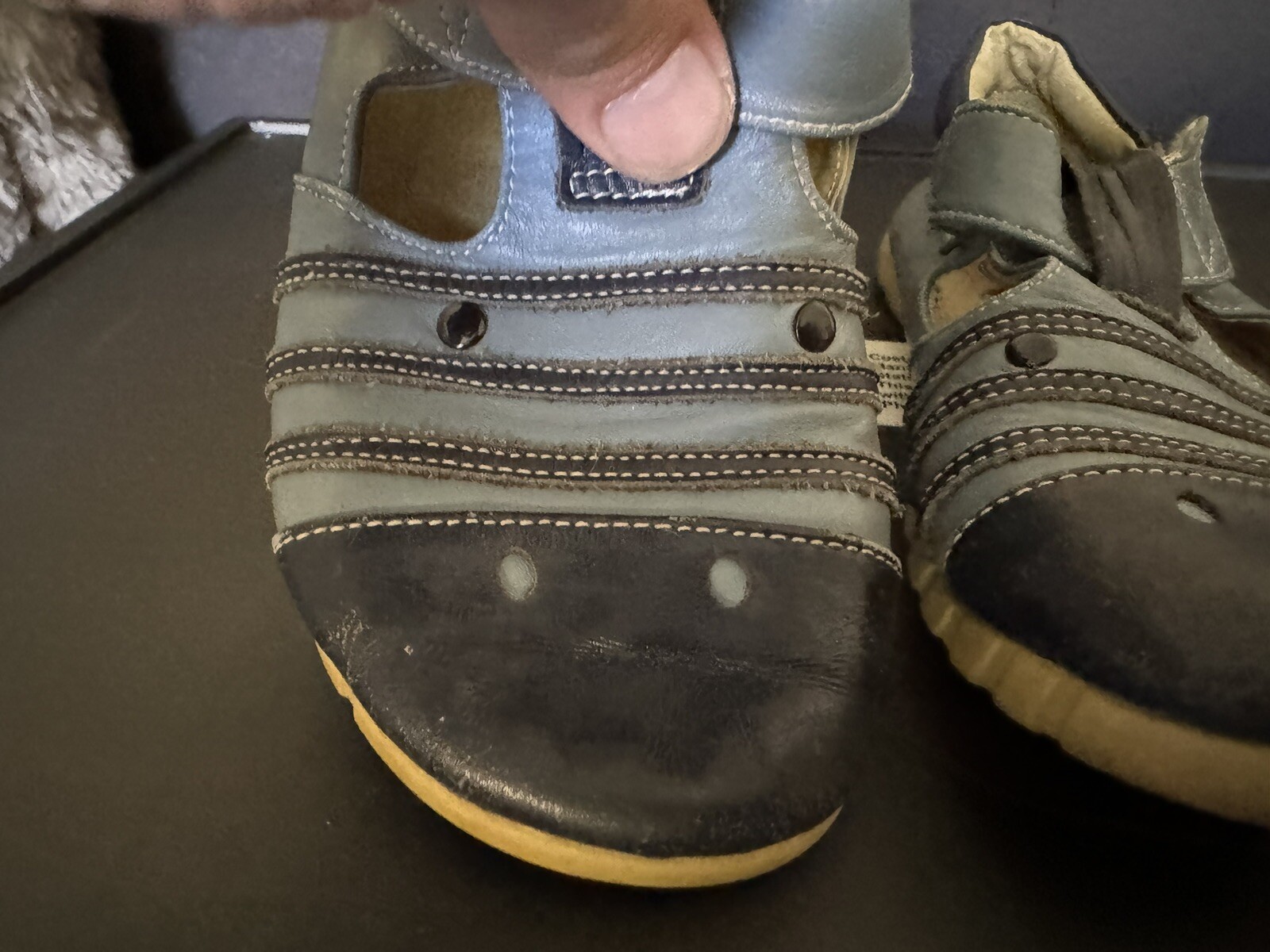 RARE- Livie & Luca Shoes Zebra!! Size 13 image 3