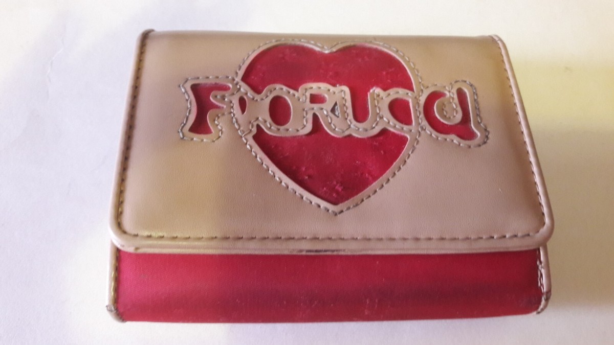 Feelorna Portafogli da donna, portafoglio in pelle a tre ante per le donne carino fiocco piccola borsa portafoglio carte di credito cambio portamonete con cinturino da polso, Nero , 10.5 x 8