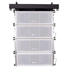 Sound Town 4x Dual 5" White Line Array Speakers  Flying Frame ZETHUS-205WV2X4