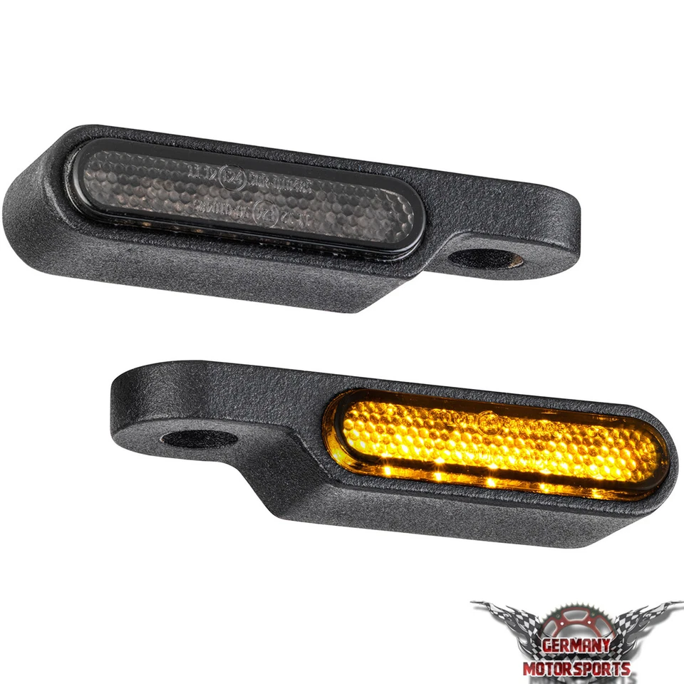 Motorrad LED Mini Blinker Custom für Lenker Armatur Gabel Schwinge e-geprüft  - Bild 4 von 4