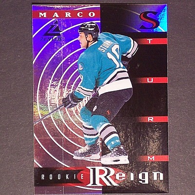 WARRIORS  スプリング　ML MARCO STURM 1997/98 Zenith Rookie Reign #9 of 15 San Jose