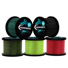 Dorisea NEVER FADE 8 Strand PE No Dyeing Dynema Braided Fishing line 100m-2000m