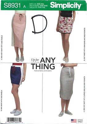 knit skirts with pockets