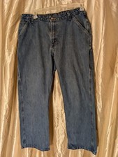 Carhartt Women's Dungaree Carpenter Jeans Size 16x30
