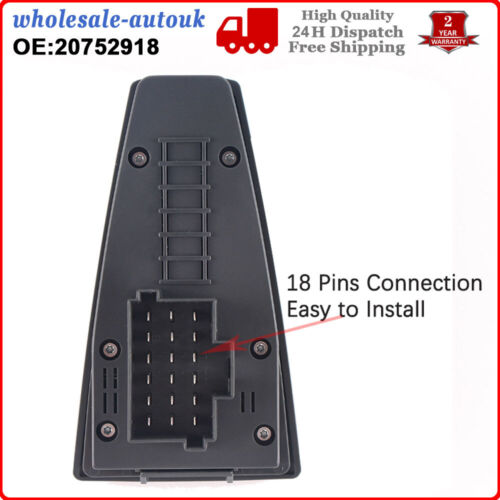 Electric Car Window Switch Control For Volvo FH12 FM12 FM9 FH FM VNL 20752918 - Picture 2 of 7