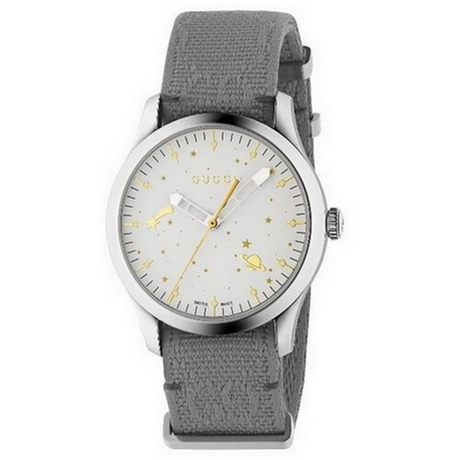 Montre à quartz pour femme Gucci YA1264184 cadran blanc intemporel