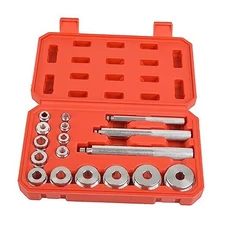 17pcs Universal Aluminum Bearing Race and Seal Install Driver Set with Bushing 