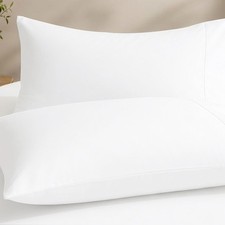 Egyptian Cotton Queen Pillow Cases Set of 2 - Luxury 300 Series Pillow Cases