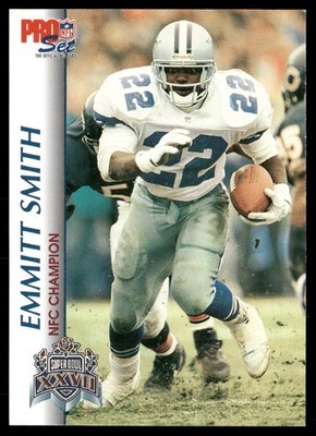 1992-93 Pro Set Super Bowl XXVII #XXVII Emmitt Smith