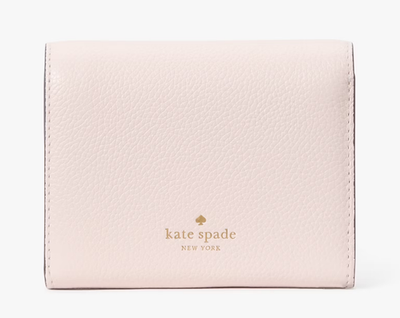 Kate Spade Kayla Embellished Spade L-Zip Wallet KK113 Light Pink