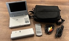 Magnavox MPD720 Portable DVD Player 8.5 w/ Bag Accessories Remote Cords