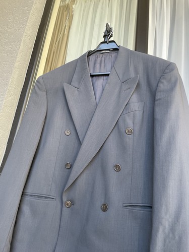 Blazer doppiopetto Studio 0001 Ferre 100% lana vergine Lana taglia 52 vintage - Foto 5 di 24