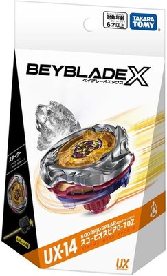 Takara Tomy Beyblade X UX-14 Scorpio Spear 0-70Z new