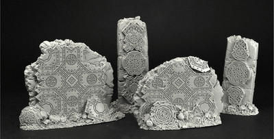 Scibor  Monstrous Miniatures - Terrain Dwarven Ruins Set #3 Resin TEDR0013