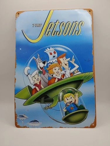 The Jetsons Metal Poster Sign 8 x 12 in Classic Vintage Style Rustic
