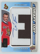 2015-16 UD SP Game Used Draft Day Marks Stefan Noesen RC Auto 14/35 #DDM-SN