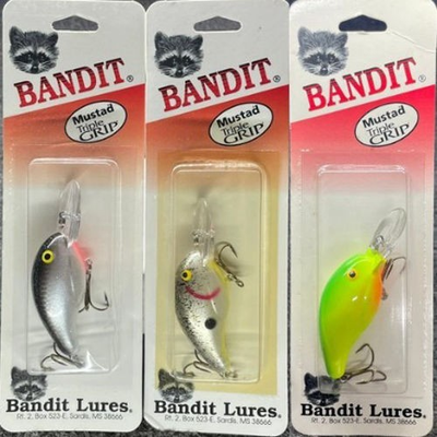 #ad #ad Pre Pradco Bandit 200 Series Vintage Crankbait Red Box Mustad Choose Color $13.99
