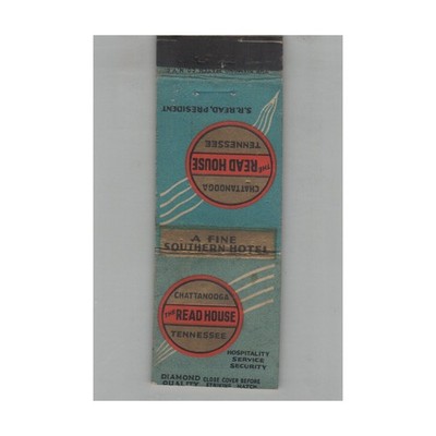 1920s-1930s Diamond Quality Matchbook Cover The Read House Chattanooga TN