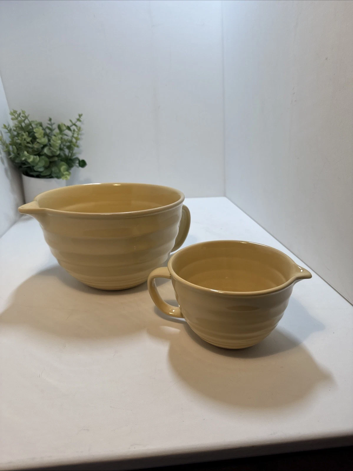 Batter Pouring/ Mixing Bowls Butter Yellow