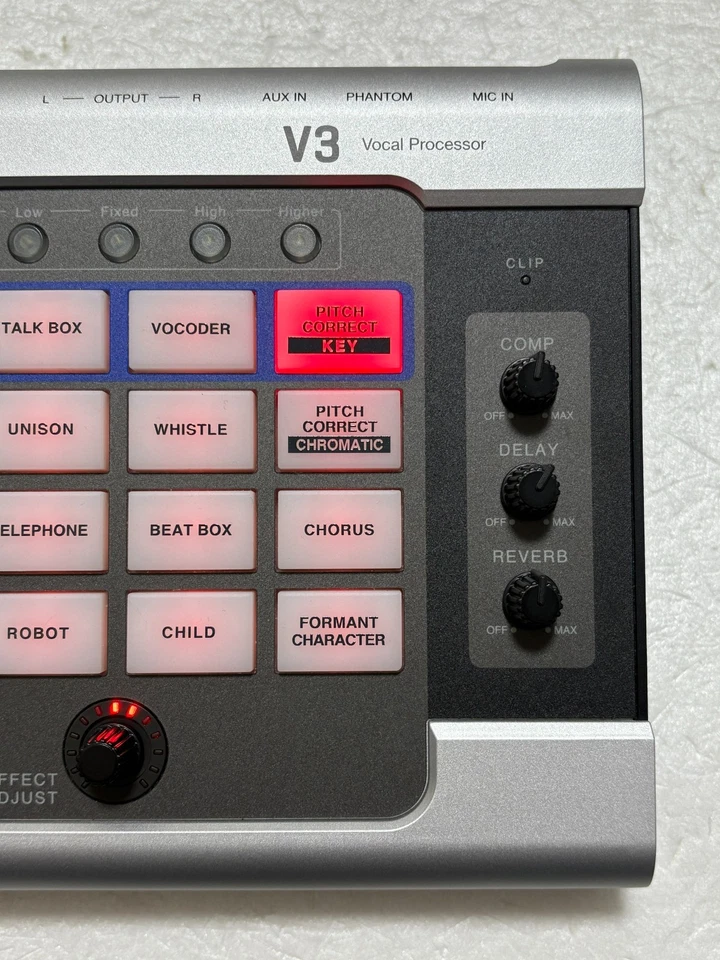 Processador vocal Zoom V3 efeito de voz trocador de voz efeito múltiplo usado do Japão - Imagem 4 de 4
