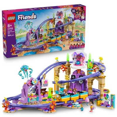 LEGO Friends 42703 Meerjungfrauen-Achterbahn, Bauset für Mädchen und Jungen a...