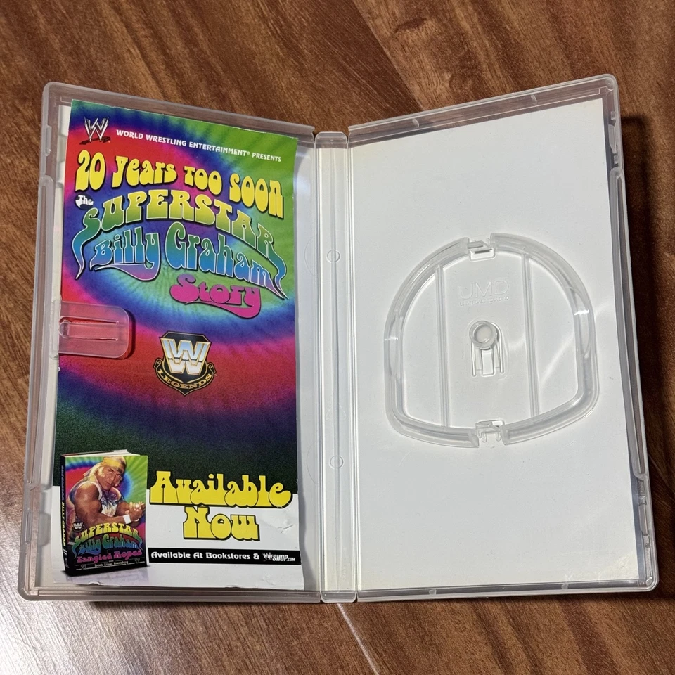 WWE The Superstar Billy Graham Story PSP UMD VIDEO Region 1 Movie Wrestling RARE Foto 4 de 4