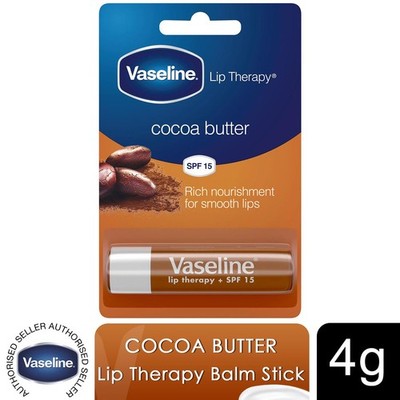 Vaseline Lip Therapy Essential Moisture Cocoa Butter LSF 15 Lippenbalsam Stick 4g
