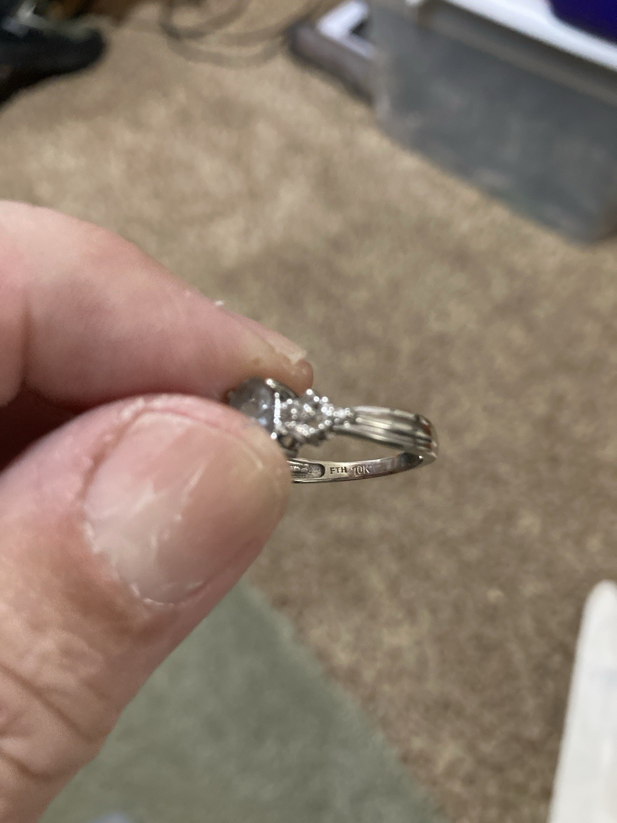 Three Beautiful 10k Solid Gold Diamond Rings.Scra… - image 16