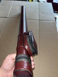 Joe Porper's Classic Pool Stick Case Brown Leather Pool Cue Case VERY NICE CLEAN