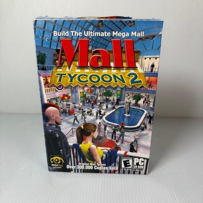 Mall Tycoon 2 PC Video Game Simulation Strategy CD-ROM Big Box