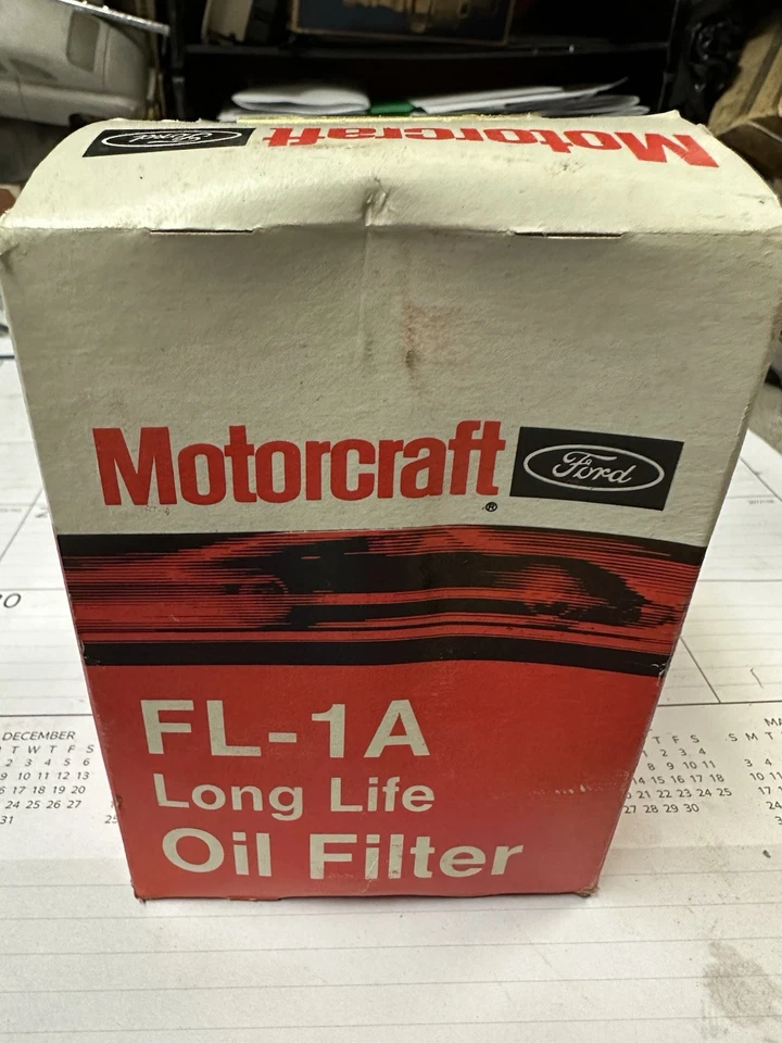 Nuevo de Lote Antiguo Ford Motorcraft FL 1A Filtro de Aceite en Relieve Mustang Fox Body Cobra D9AAZ6731A Foto 2 de 4