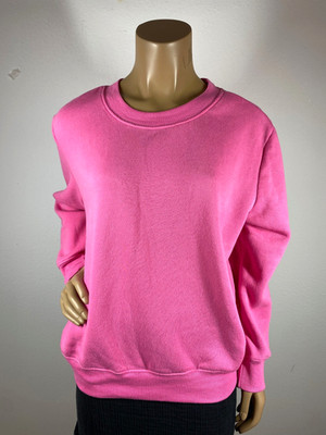 Bobbie Brooks Pullover Sweatshirt Size Large Pink