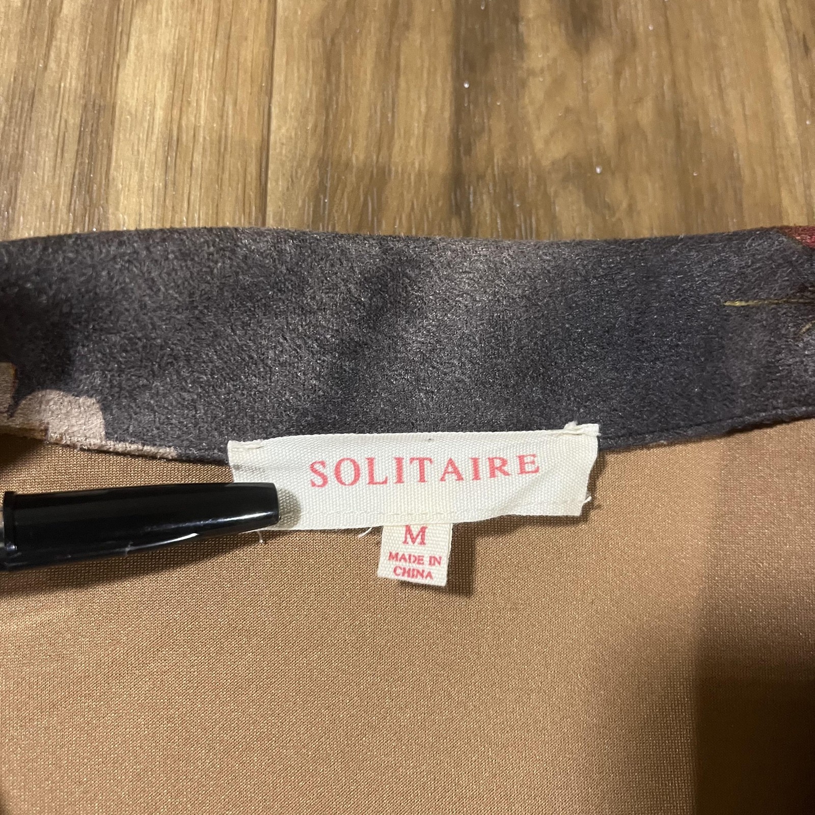 Solitaire Blazer Jacket Womens Medium Multicolor … - image 13