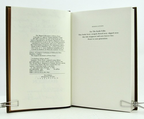 THE MAGICAL ADVENTURES OF PRETTY PEARL Virginia Hamilton 1983 1st Signed HBDJ - Picture 5 of 5