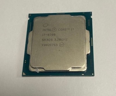 Intel Core i7-8700 Processor (3.2 GHz, 6 Cores, LGA 1151) - SR3QS PC never used