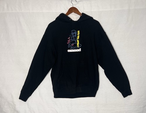 Erased Project “Let's Fall Apart?” Anime Hoodie Sz M Unisex Black 2.0 Version