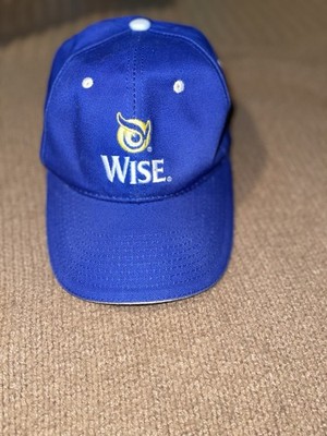 Wise Blue White Yellow Adjustable Men's Baseball Cap One Size Living Life Wisely