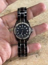 Bulova 98R122 Black Mother of Pearl Dial Diamond Accented Women's Watch 599