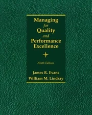 Managing for Quality and Performance Excellence - Hardcover - GOOD