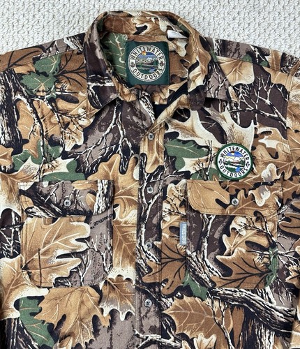 Whitewater Outdoors Gore-Windstopper Brushed Fleece Shirt Herren L Camouflage Made USA - Bild 12 von 13