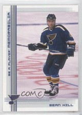 2000-01 ITG Be A Player Memorabilia Sapphire 52/100 Sean Hill #445 0f2
