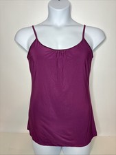 Express Women's L Magenta Purple Spaghetti Strap Layering Cami Tank Top New NWT