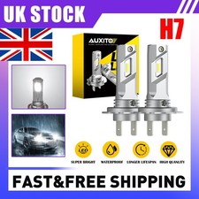 AUXITO 50W 20000LM Car H7 LED Headlight Bulbs Kit High Low Beam 6500K White UK