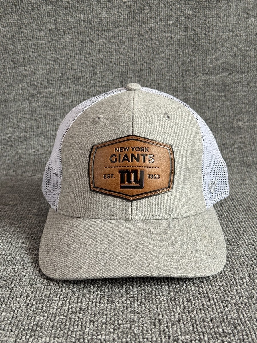 '47 Brand New York Giants Trucker Snapback Gray White OSFA NFL Hat