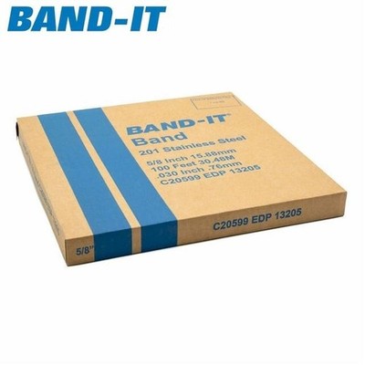 30,5 m Band & Schnalle Clip System Band-it Edelstahl Rollen Klemmen Spender