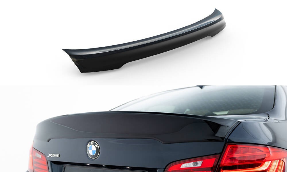 Spoiler CSL Maxton pour BMW Série 5 F10 noir brillant