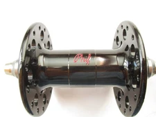 New Phil Wood HIgh Flange Track Bike / Bicycle Front Hub, 32H. Black Anodized