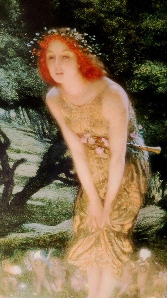 Большой холст 36x24 — мистическая лесная сцена, галерея иллюзий, готов к... - Изображение 3 из 4