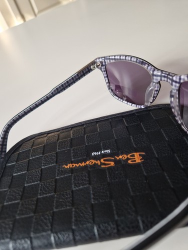 BEN SHERMAN PREMIUM BENP002BLK MEN SUNGLASSES WITH CASE SMALL DEFECT - Picture 6 of 19